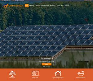 Own Energy - inteligentne systemy energetyczne - strona www
